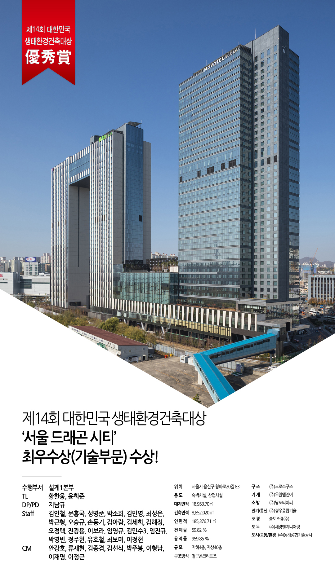 제14회 대한민국 생태환경건축대상 시상식
